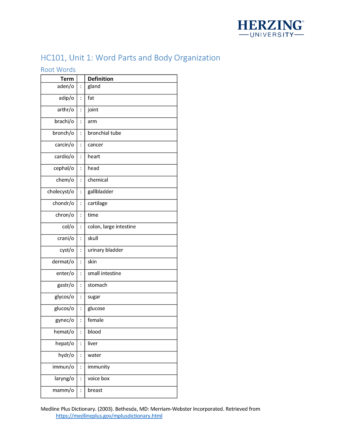1-3-root-words-notes-medline-plus-dictionary-2003-bethesda-md