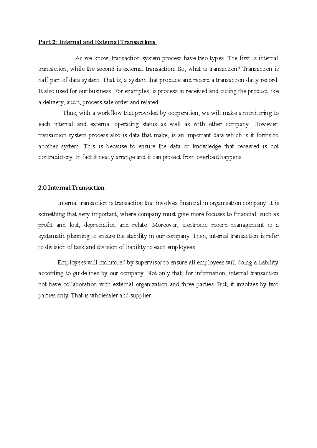 Part B & Part D -___________ - Part 2: Internal and External ...