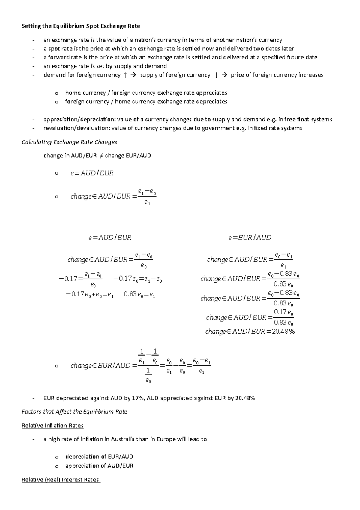 week-2-notes-setting-the-equilibrium-spot-exchange-rate-an-exchange