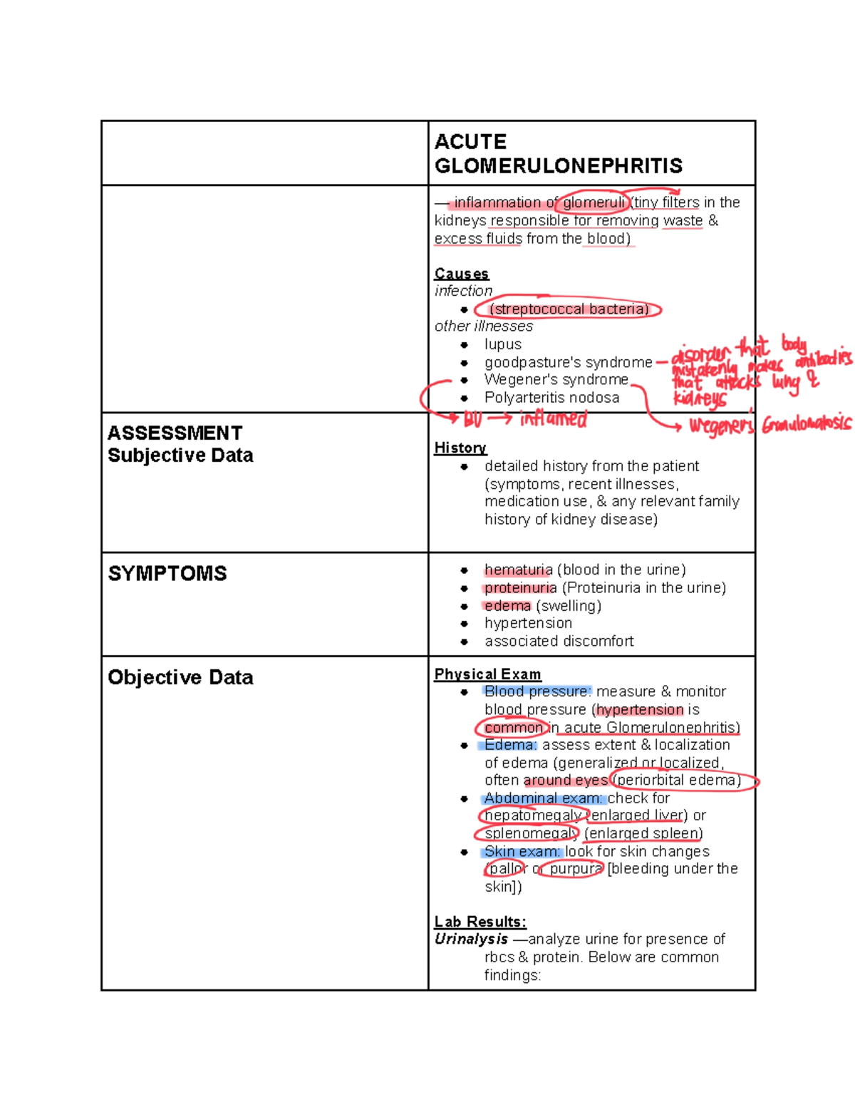 Acute Glomerulonephritis - ACUTE GLOMERULONEPHRITIS — inflammation of ...