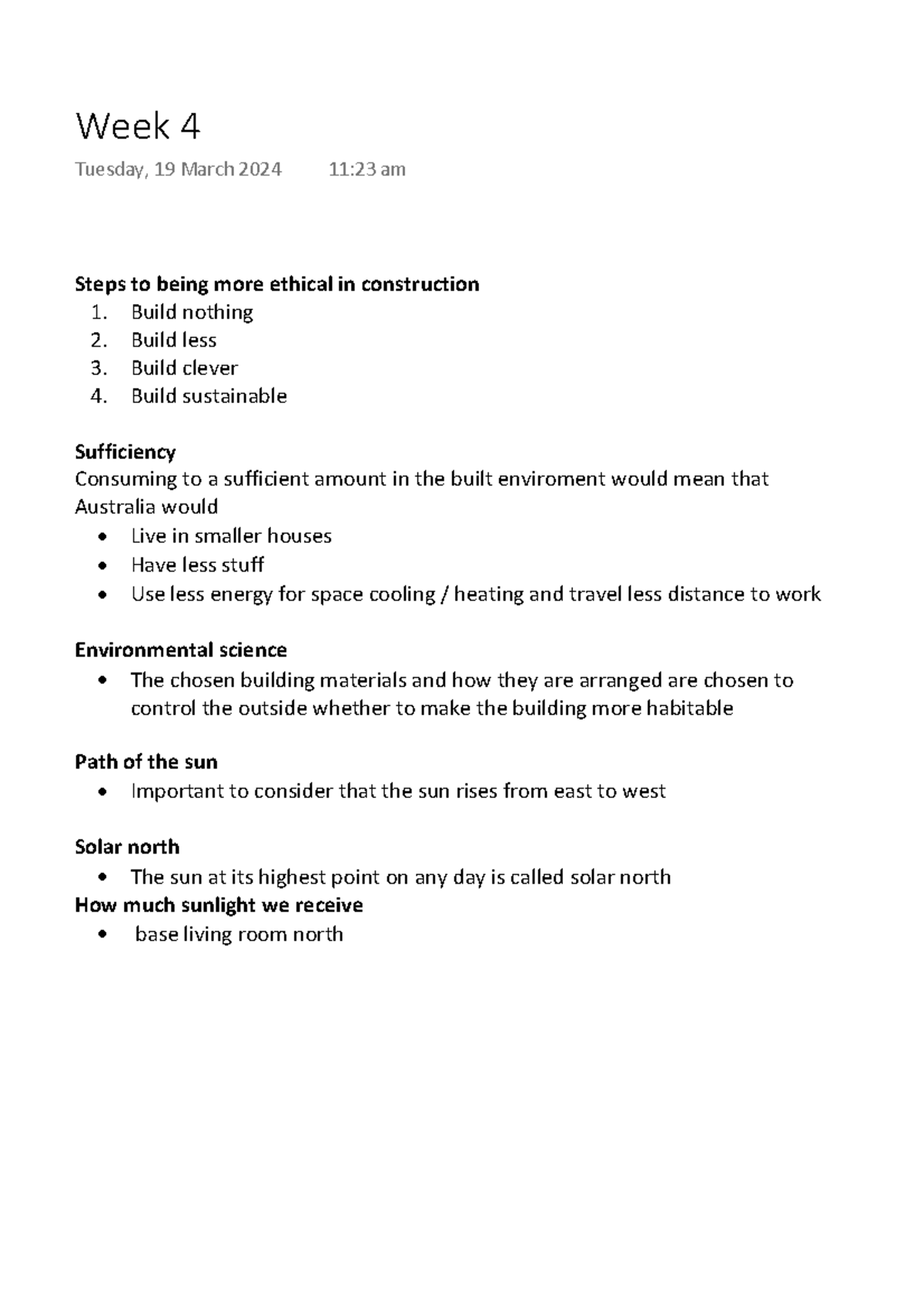 Week 4 Notes - Steps to being more ethical in construction Build ...