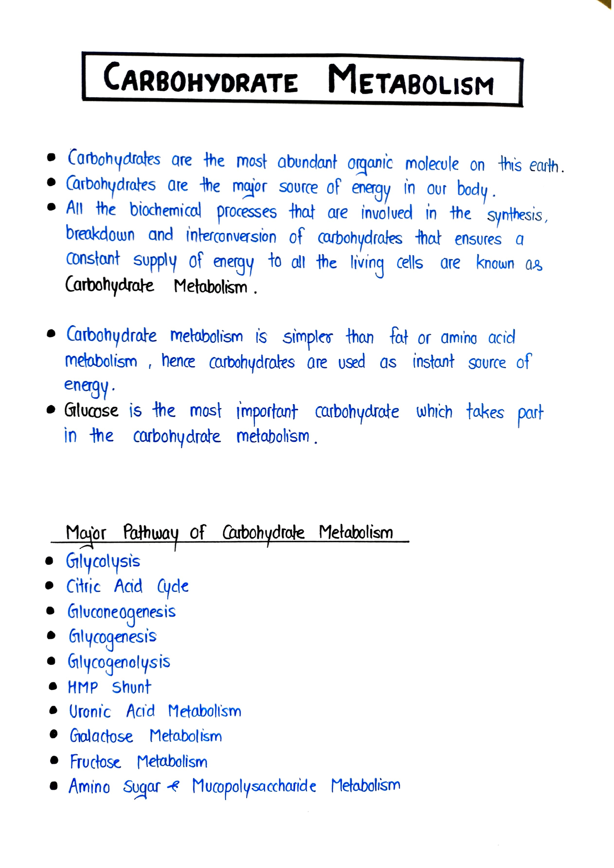 UNIT 2 Biochemistry Part 1 - Pharmaceutical Sciences - Studocu