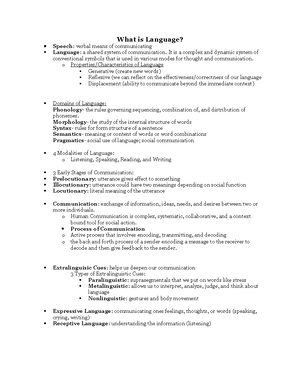 LSA Morphology Brown's 14 Grammatical Morphemes Analysis - Brown’s 14 ...