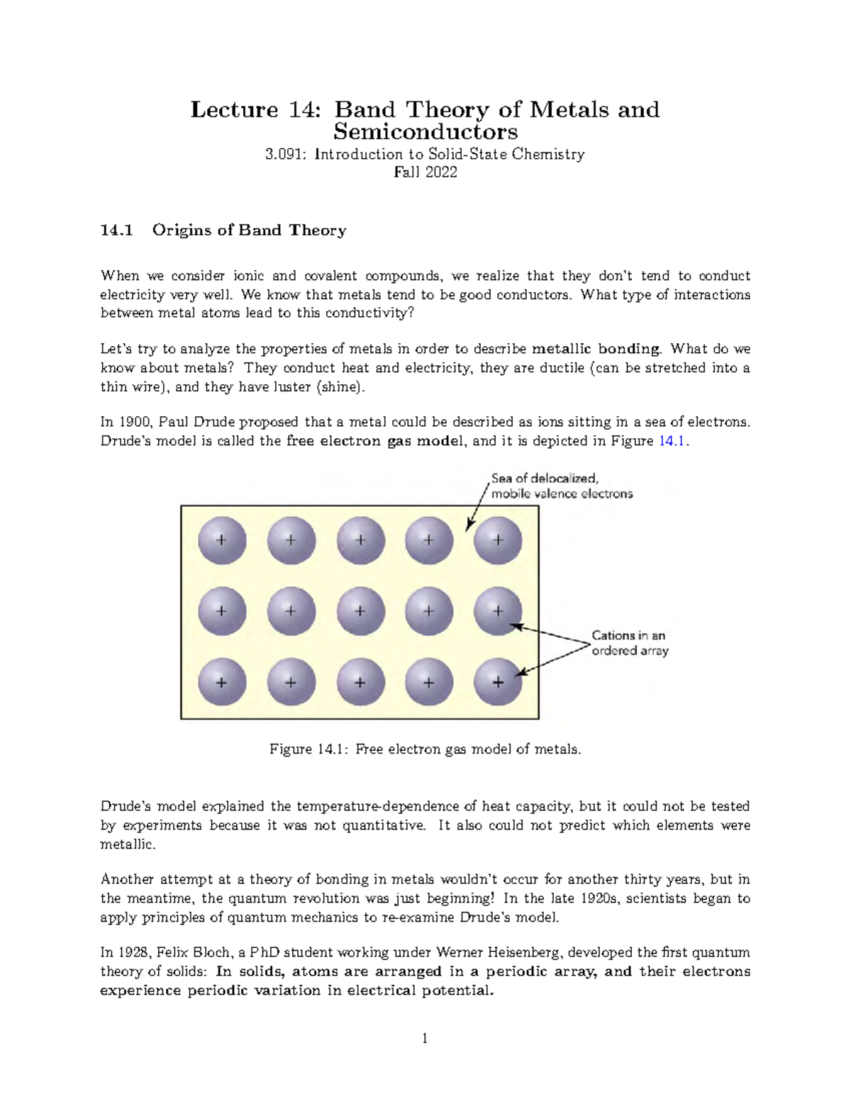 Anikeeva-LN14 - Lecture 14 Of 3.091 Solid-State Chemistry Fall 2022 ...