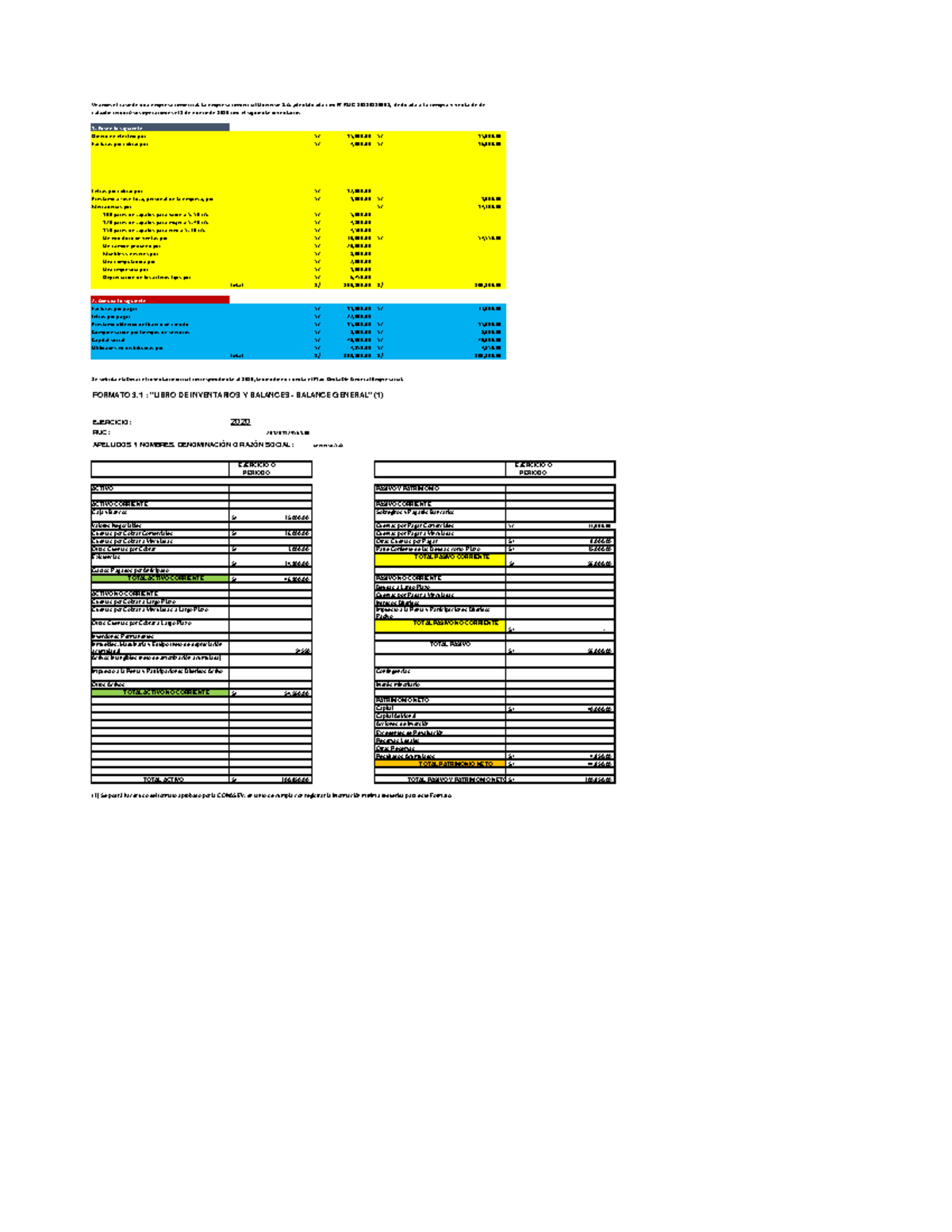 Ejercicios De Libro De Inventarios Y Balances Corregido - Posee Lo ...