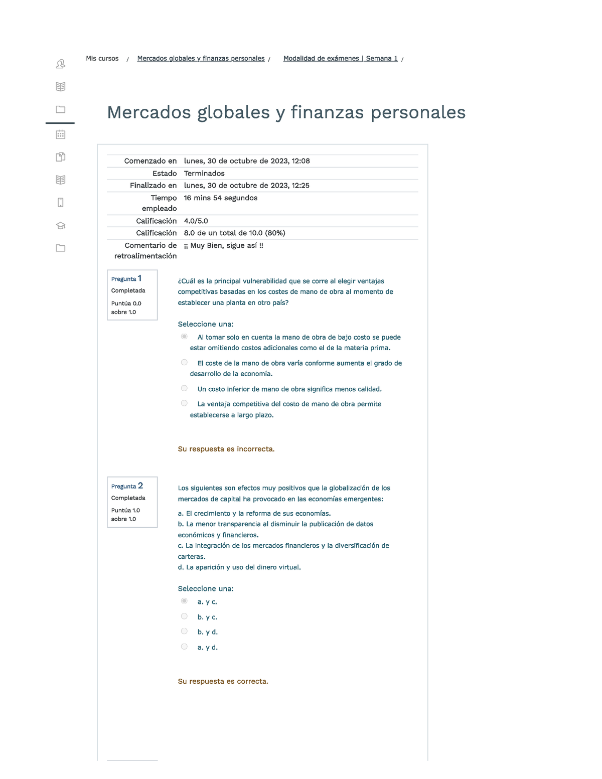 Modalidad De Exámenes Semana 1 Mercados Globales Y Finanzas Personales ...