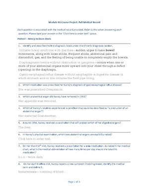 Module 3 course Project Medical terminology - Module 03 Course Project ...