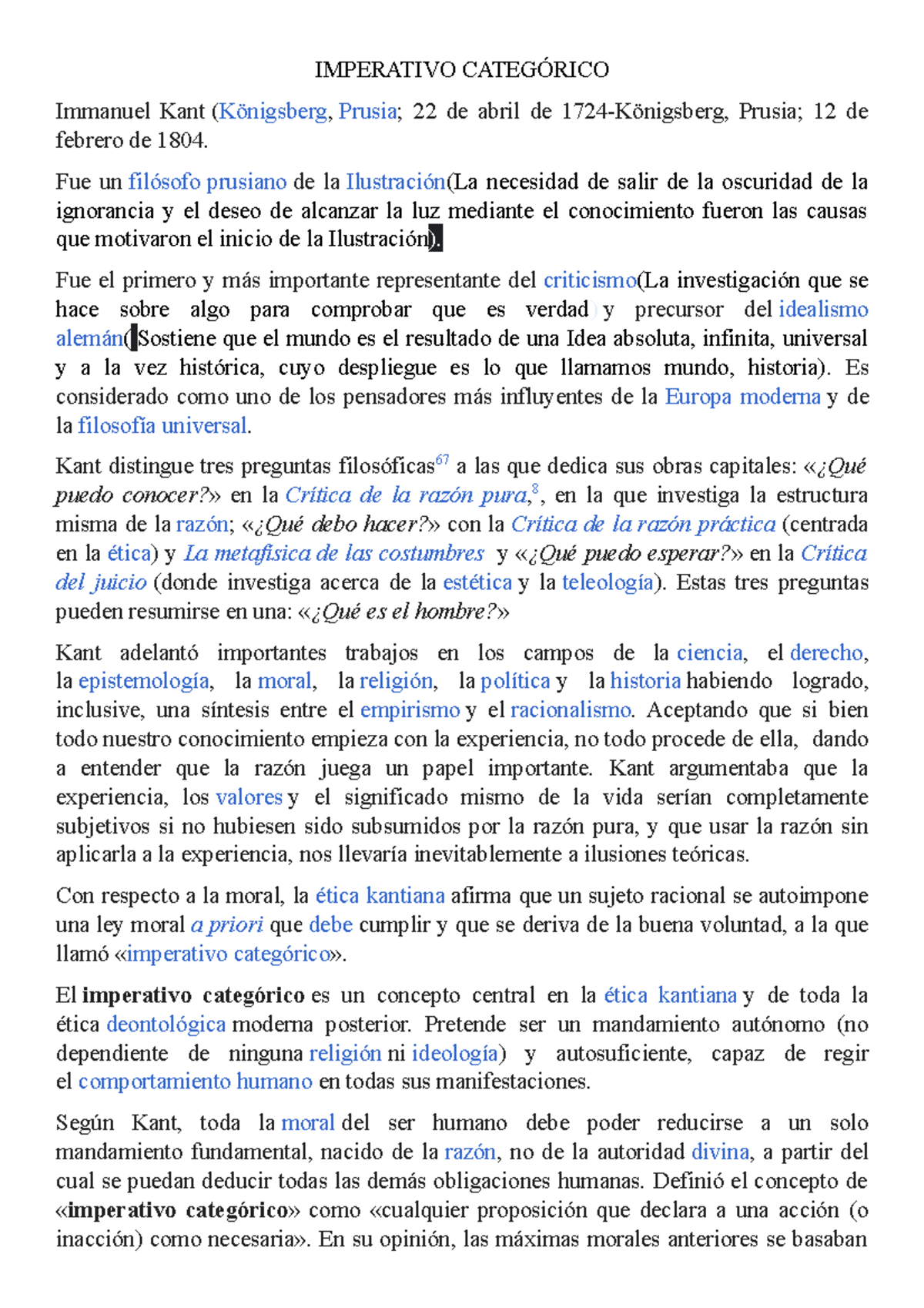 10 Ejemplos De Imperativo Categórico – KSGYG