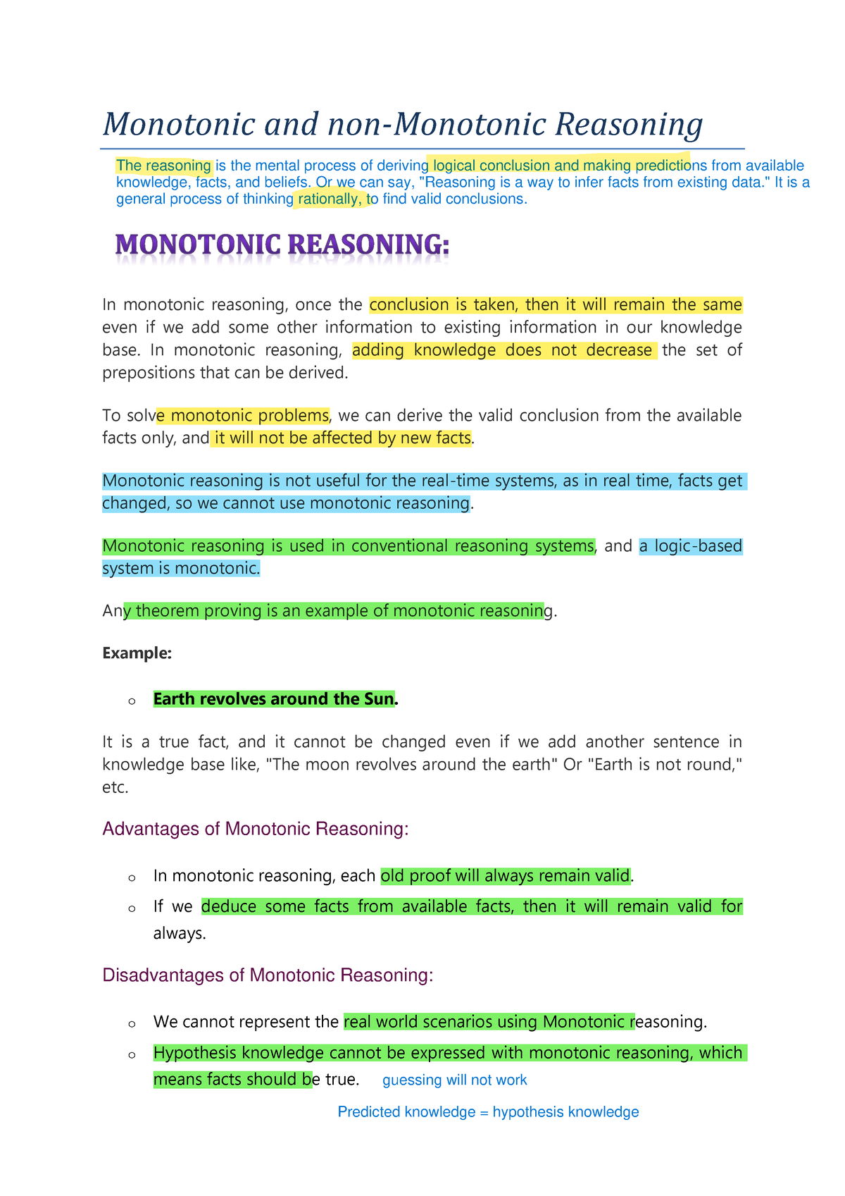 monotonic-and-non-monotonic-reasoning-in-artificial-intelligece