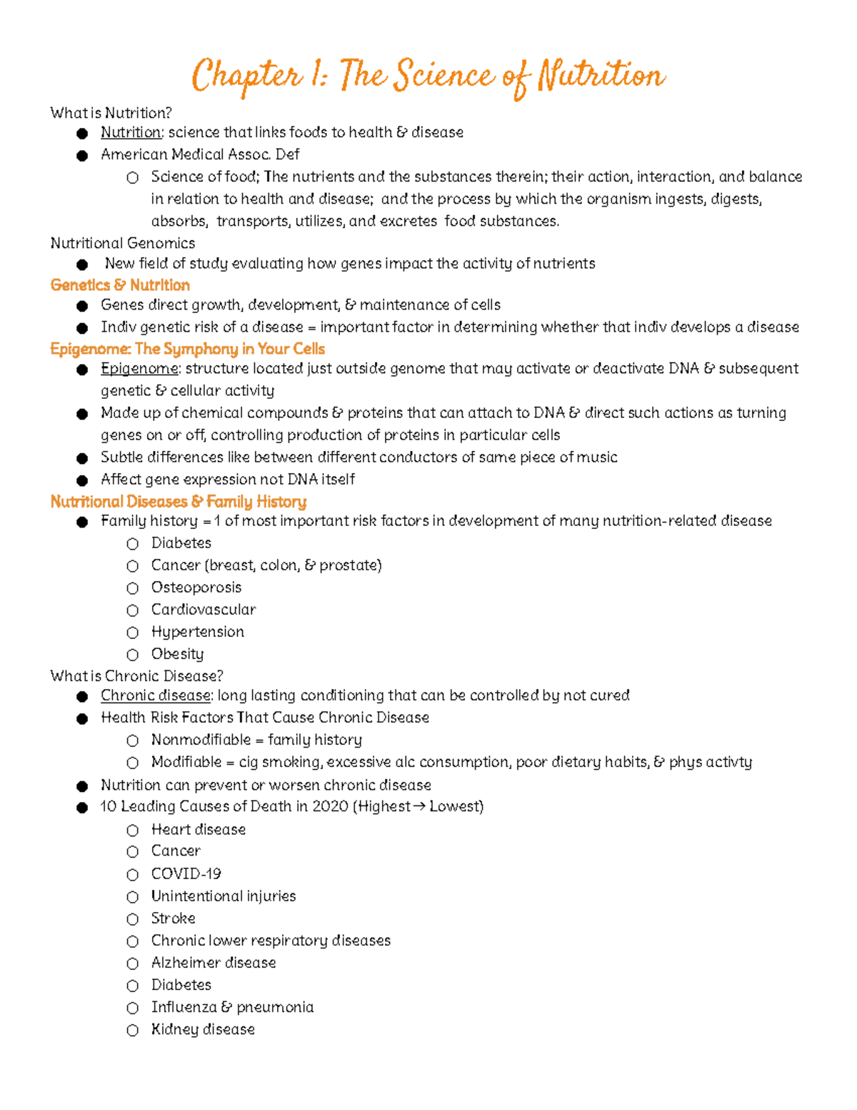 week 1 assignment scientific inquiries in nutrition