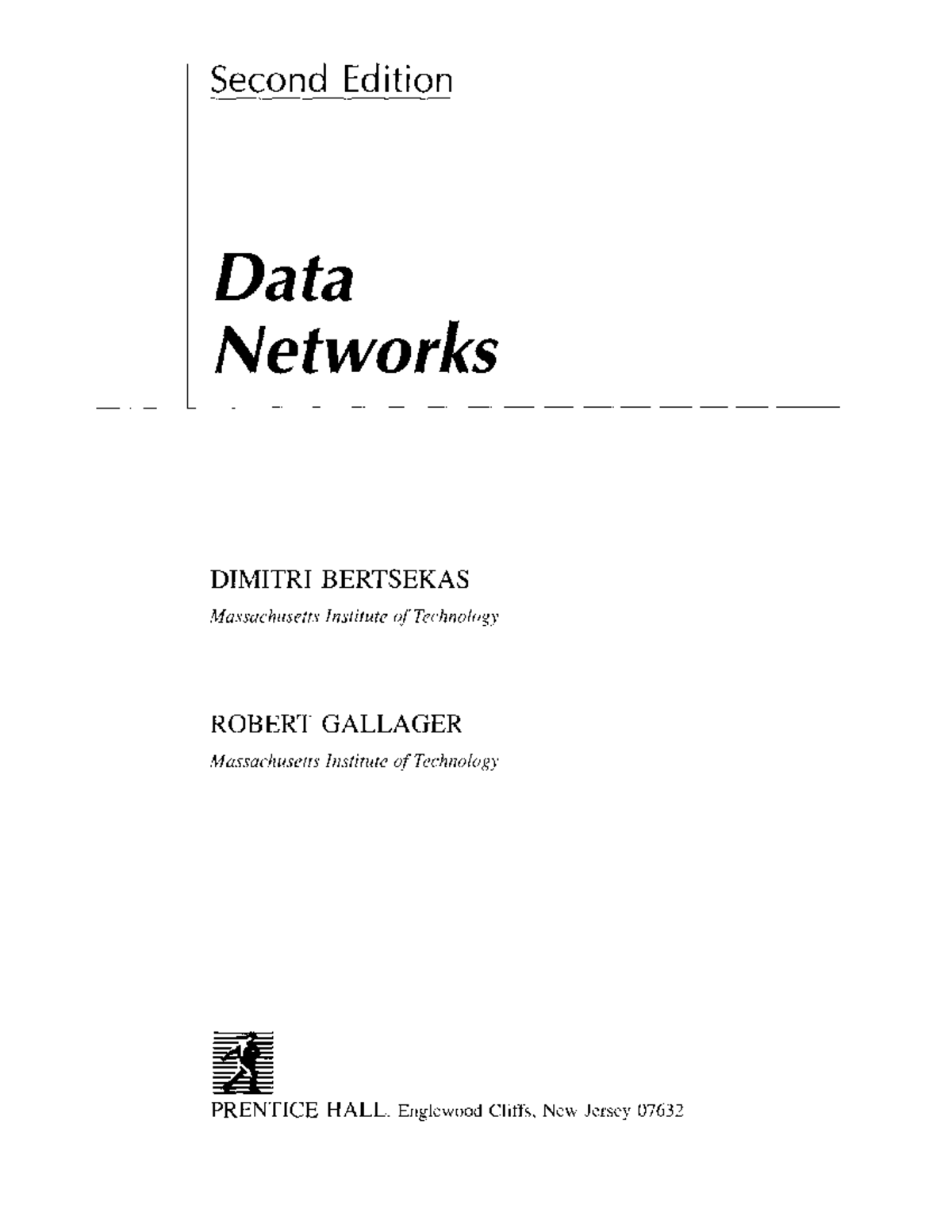 Contents Data Nets - Second Edition Data Networks DIMITRI BERTSEKAS ...