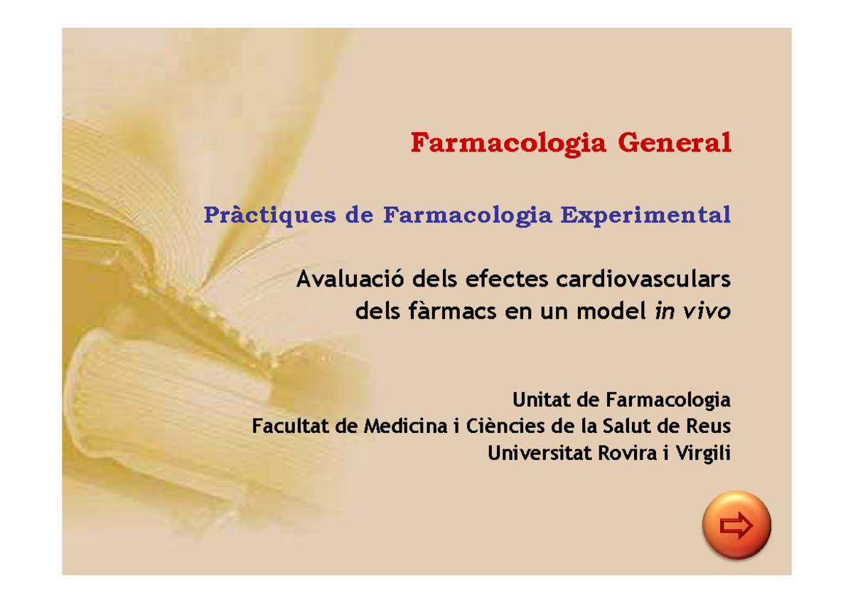 Pràctica 5 Farmacologia General 2012 - Farmacologia GeneralFarmacologia