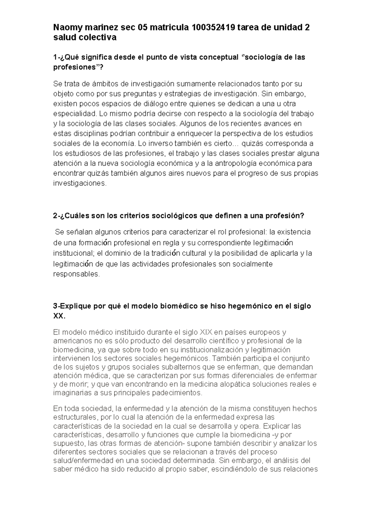 Unidad 2 Salud Colectiva Salud Colectiva 1 ¿qué Significa Desde El Punto De Vista Conceptual 0279