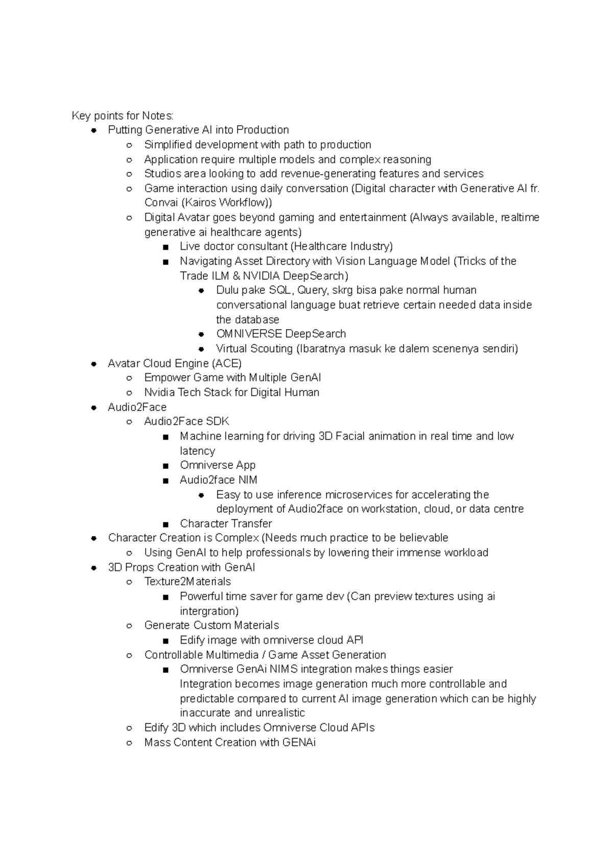 Seminar%201%203D%20Asset%20Creation%20Using%20Gen AI - Key points for ...