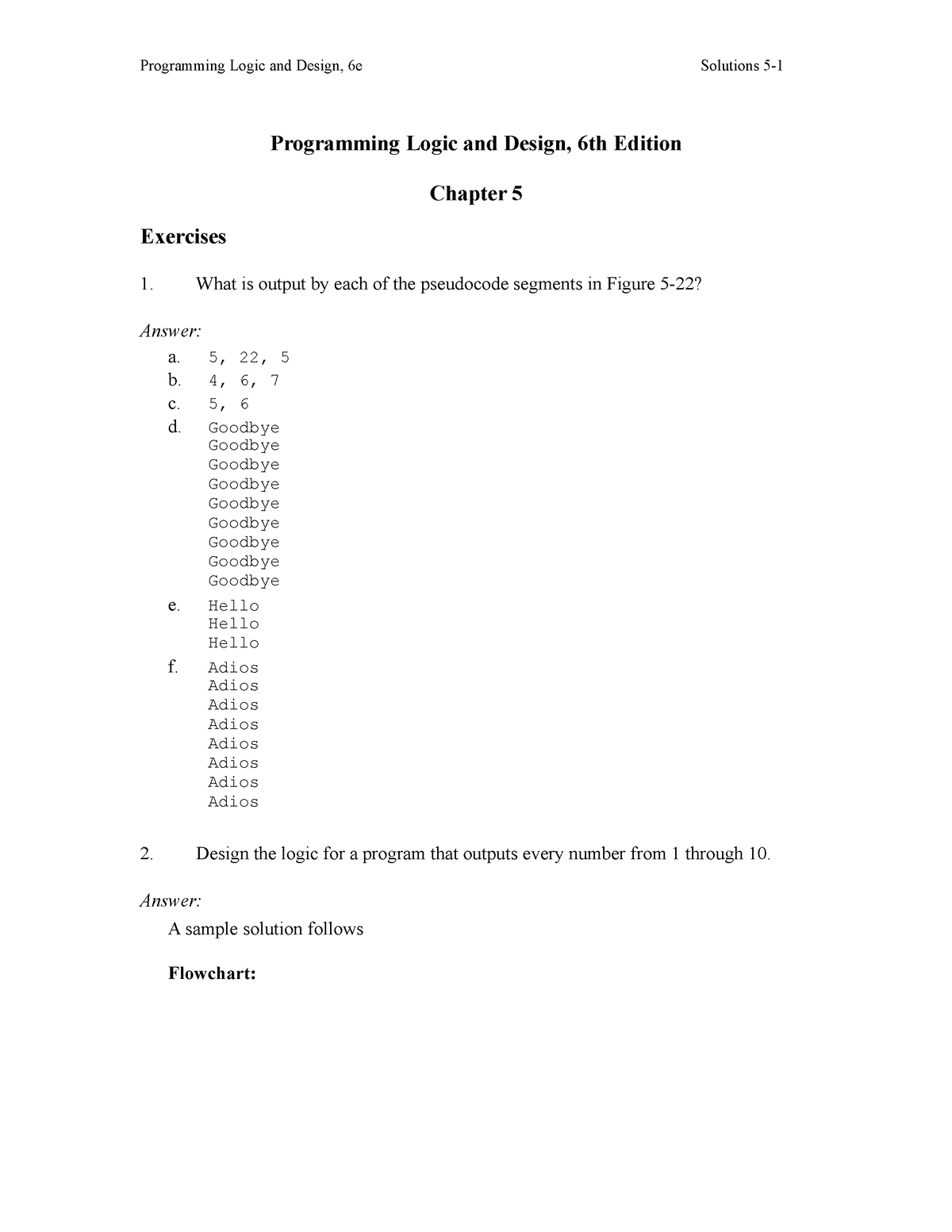 programming-logic-and-design-what-is-output-by-each-of-the-pseudocode