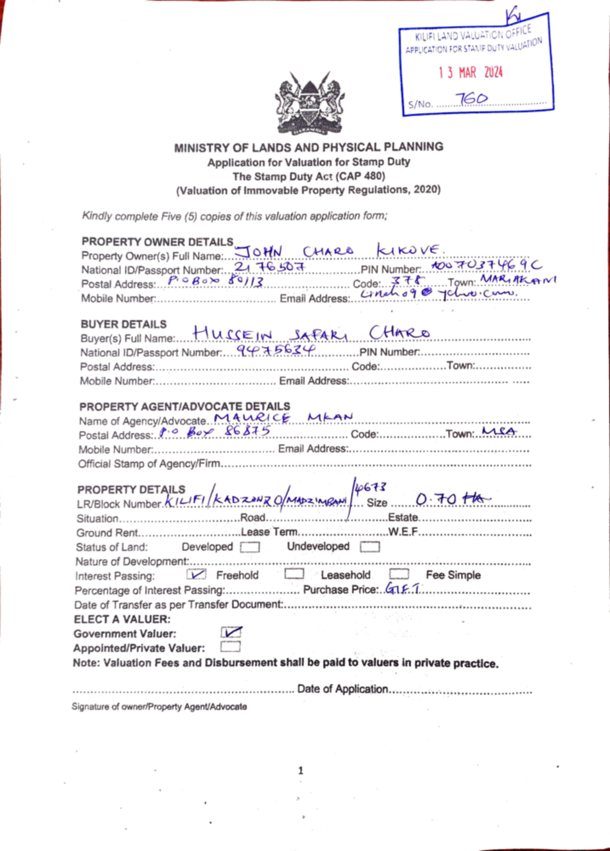 Stamp Dity Slip - Real Estate - Studocu
