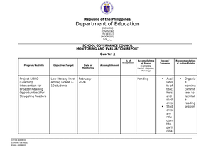 Lesson Plans - Department of Education Negros Island Region DIVISION OF ...