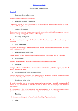 Human Growth And Development 8 - Human Growth And Development Chapter 8 ...