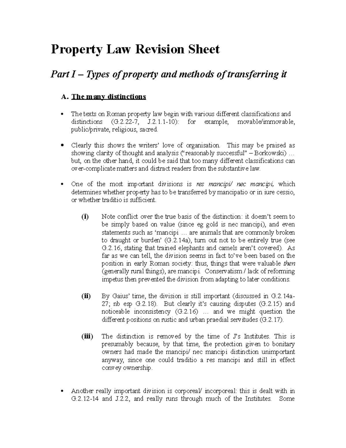 property-law-revision-sheet-2017-the-many-distinctions-the-texts-on