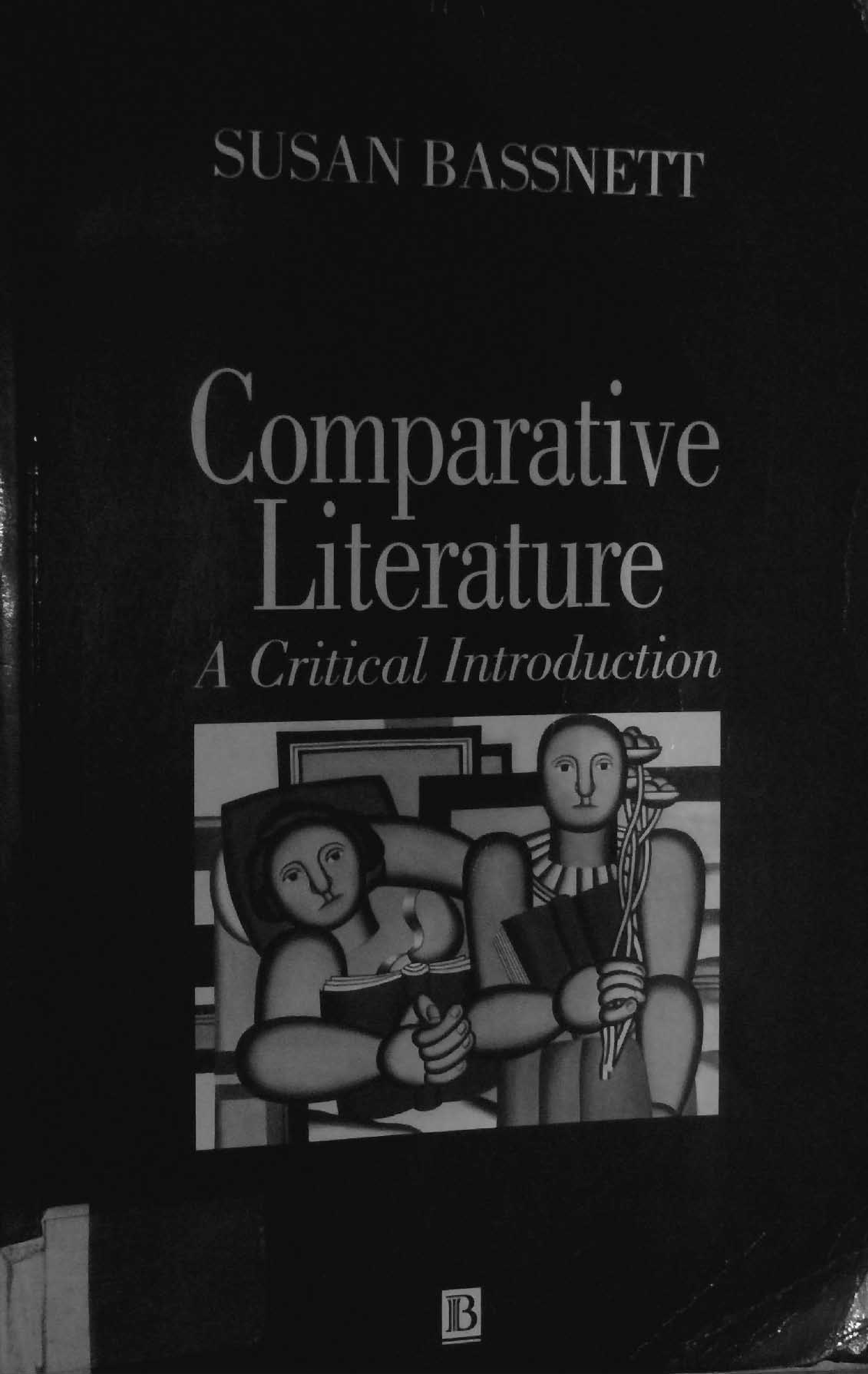 Comparative Literature A Critical Introduction Susan Bassnett Z ...