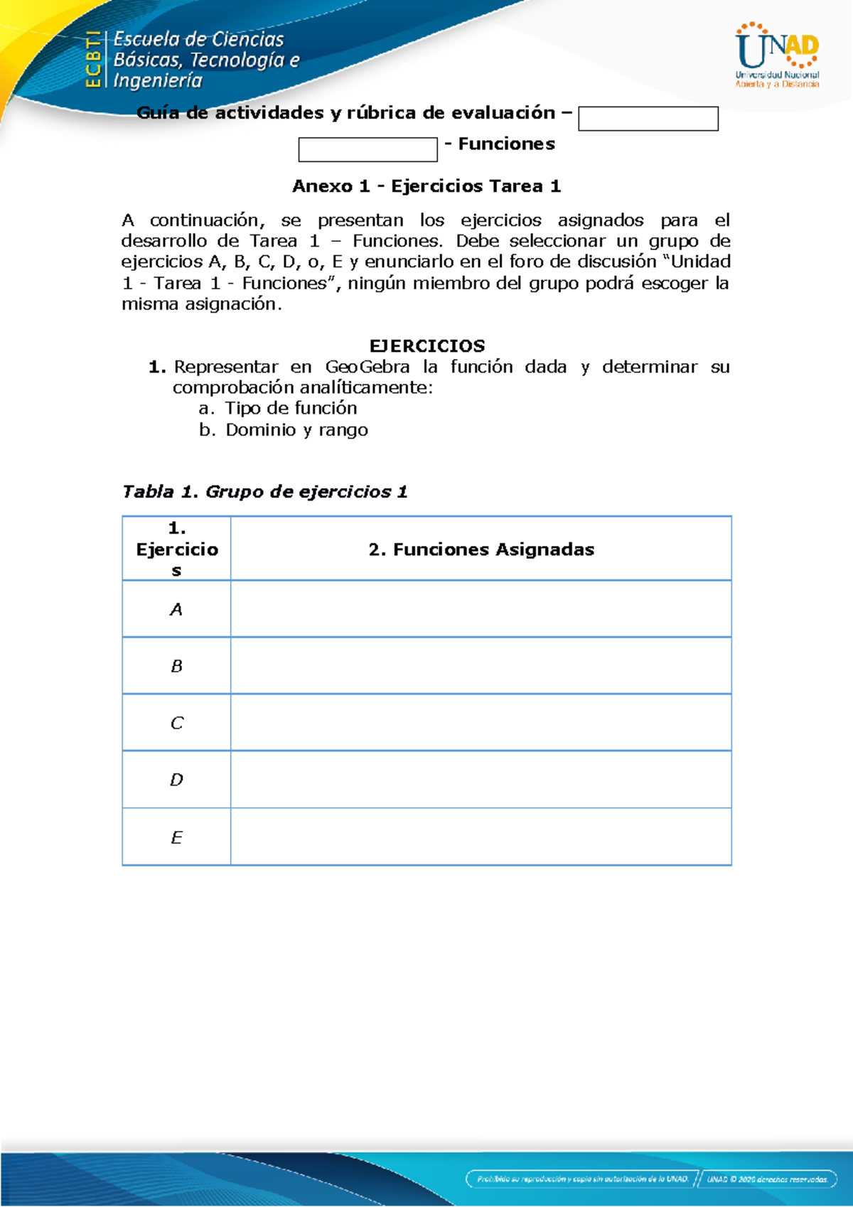 Anexo 1 - Ejercicios Tarea 1 - Guía De Actividades Y Rúbrica De ...