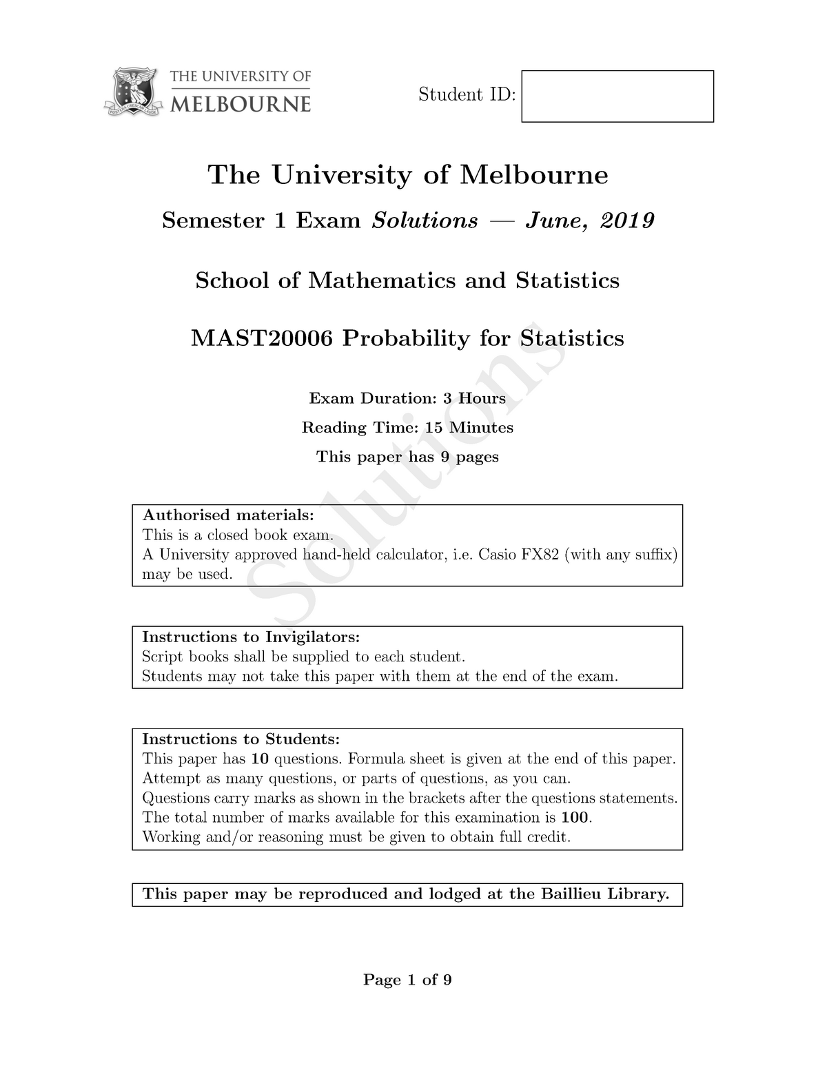 probability-for-statistics-exam2018-answer-solutionssolutions