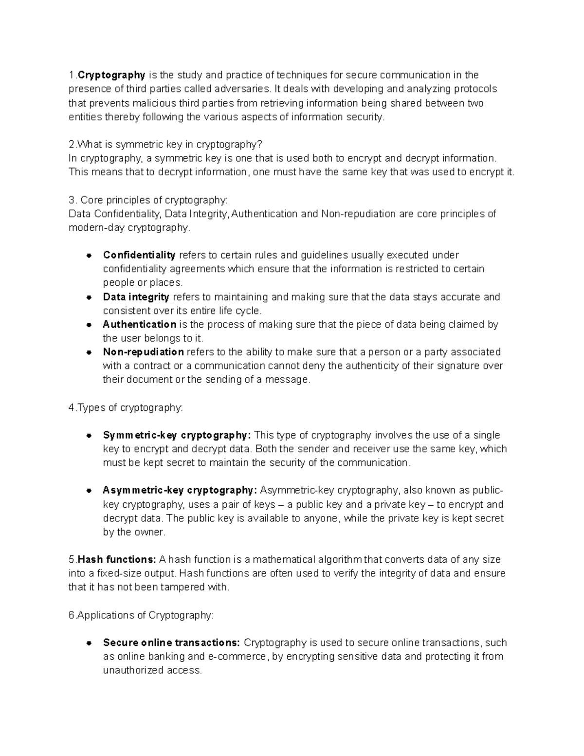 Crypto-1 - Cryptography - 1 is the study and practice of techniques for ...