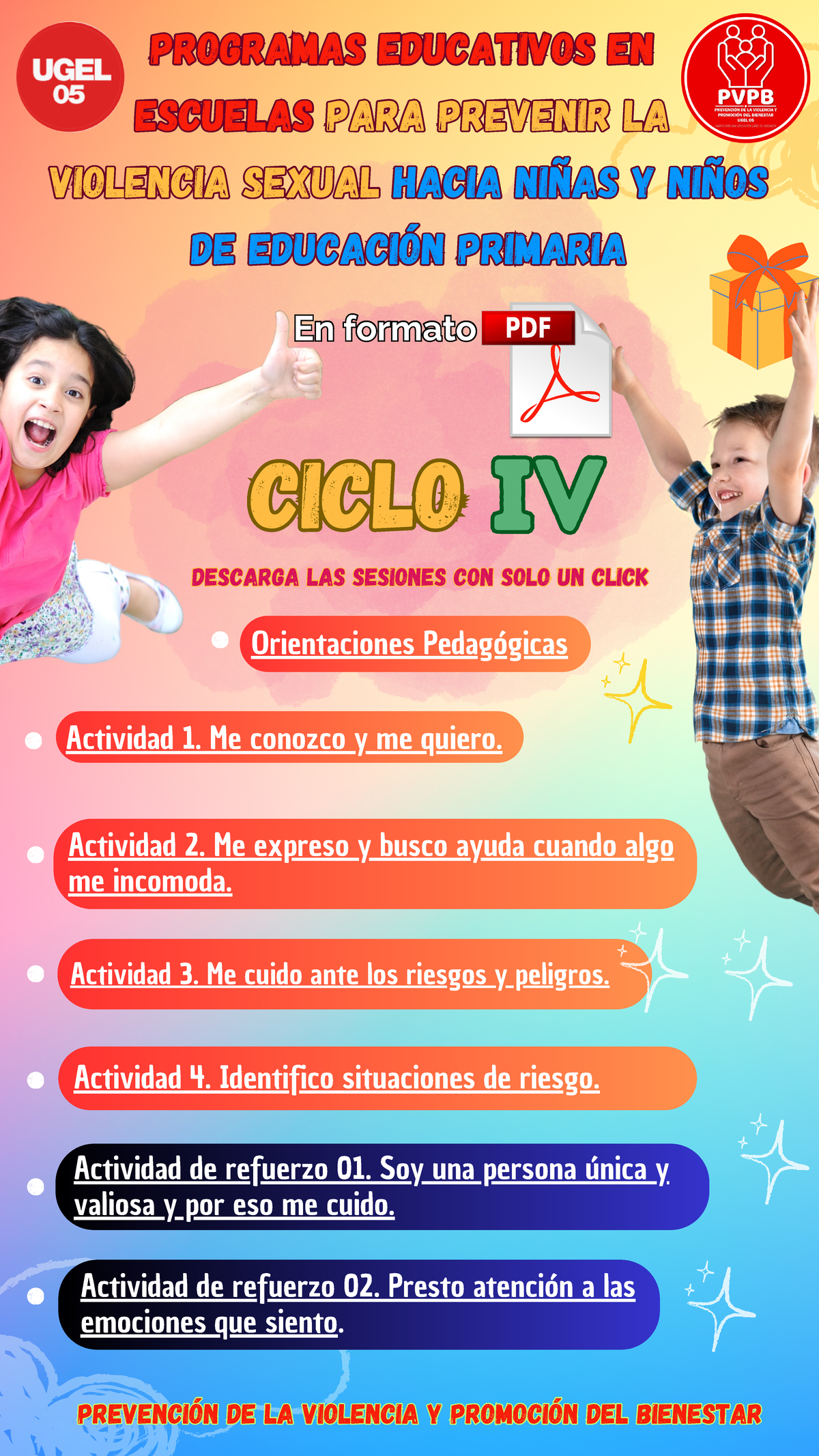 Ciclo IV - Programas Educativos en escuelas para prevenir la Violencia ...