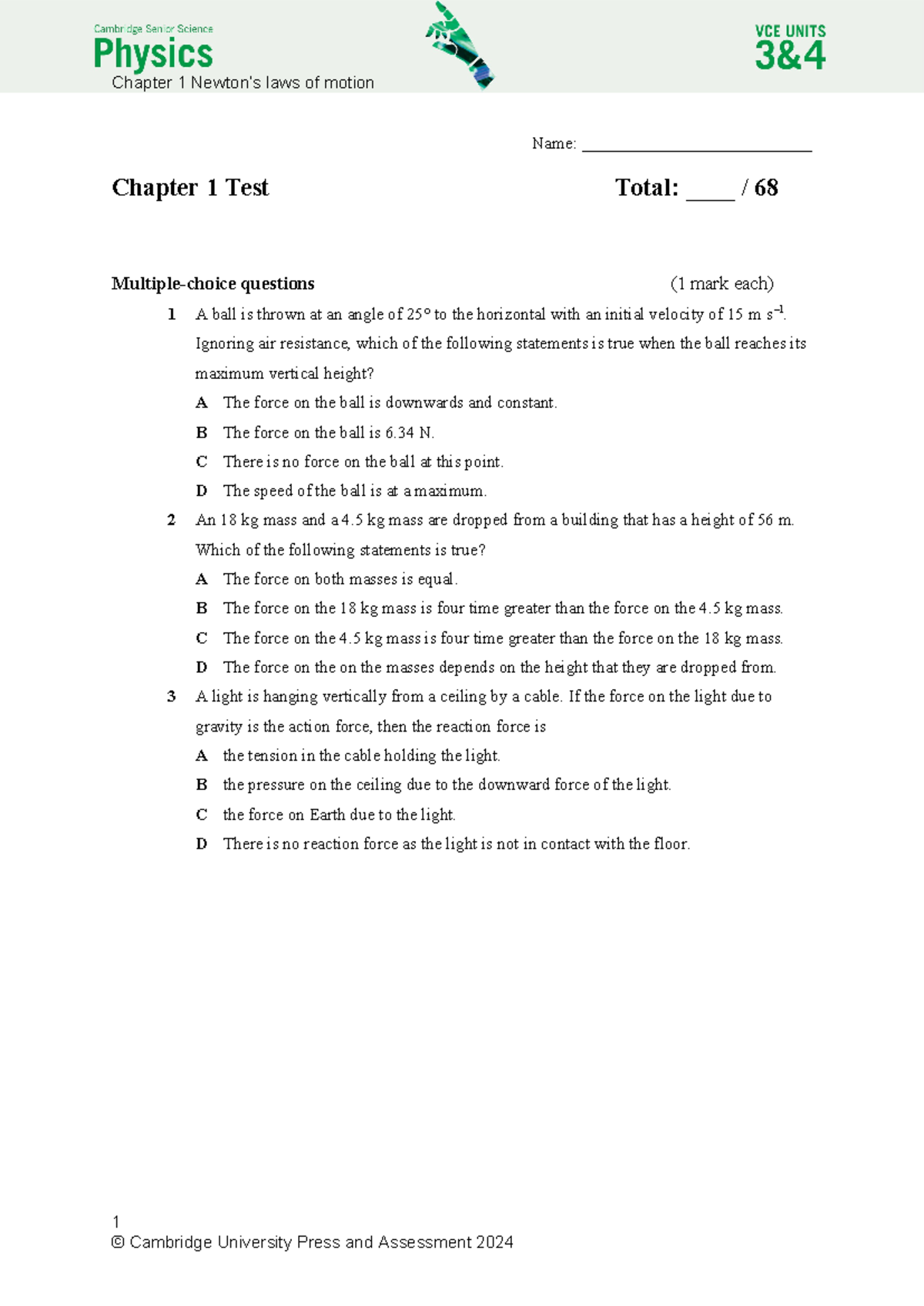 Chapter-1-test - test - Name: ___________________________ Chapter 1 ...