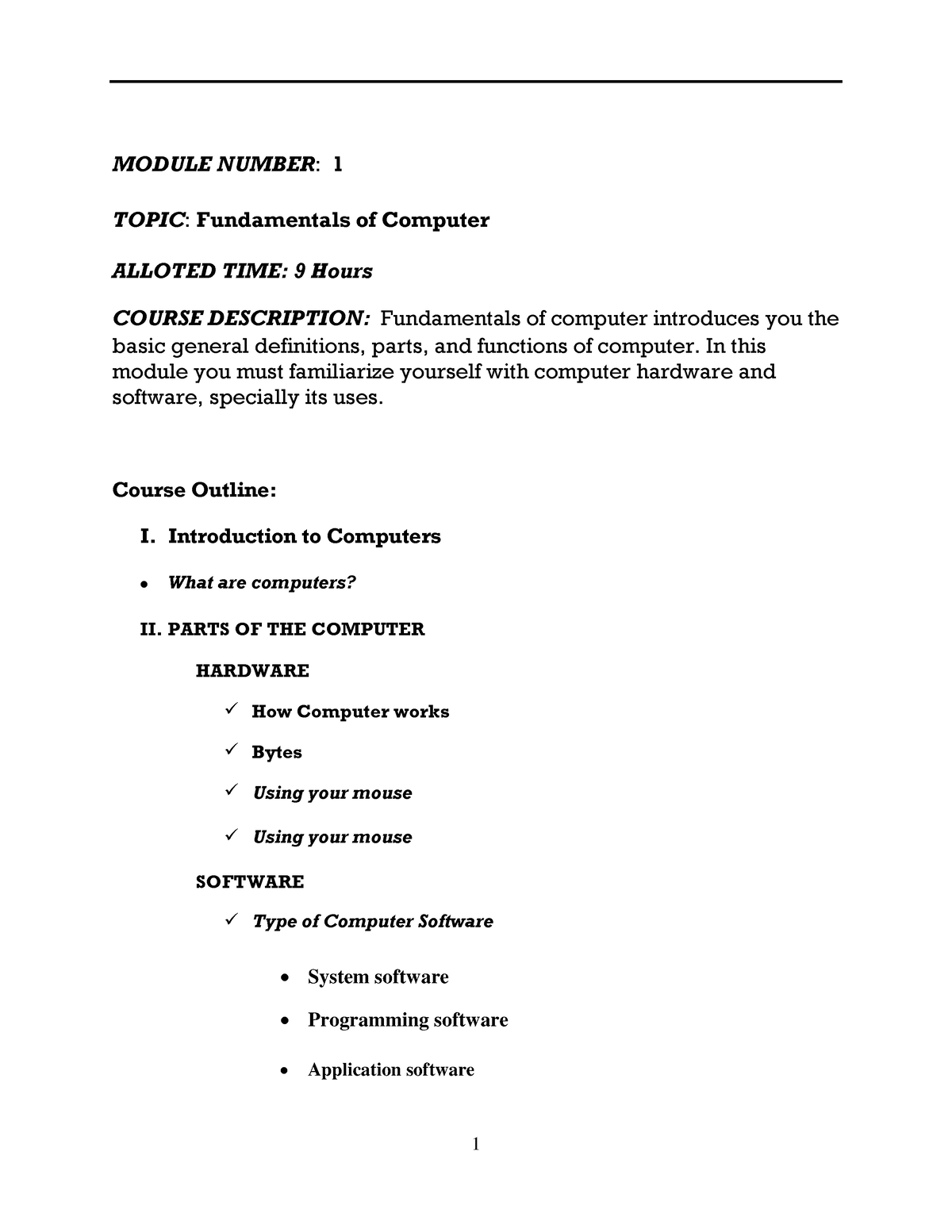 computer fundamentals assignment pdf