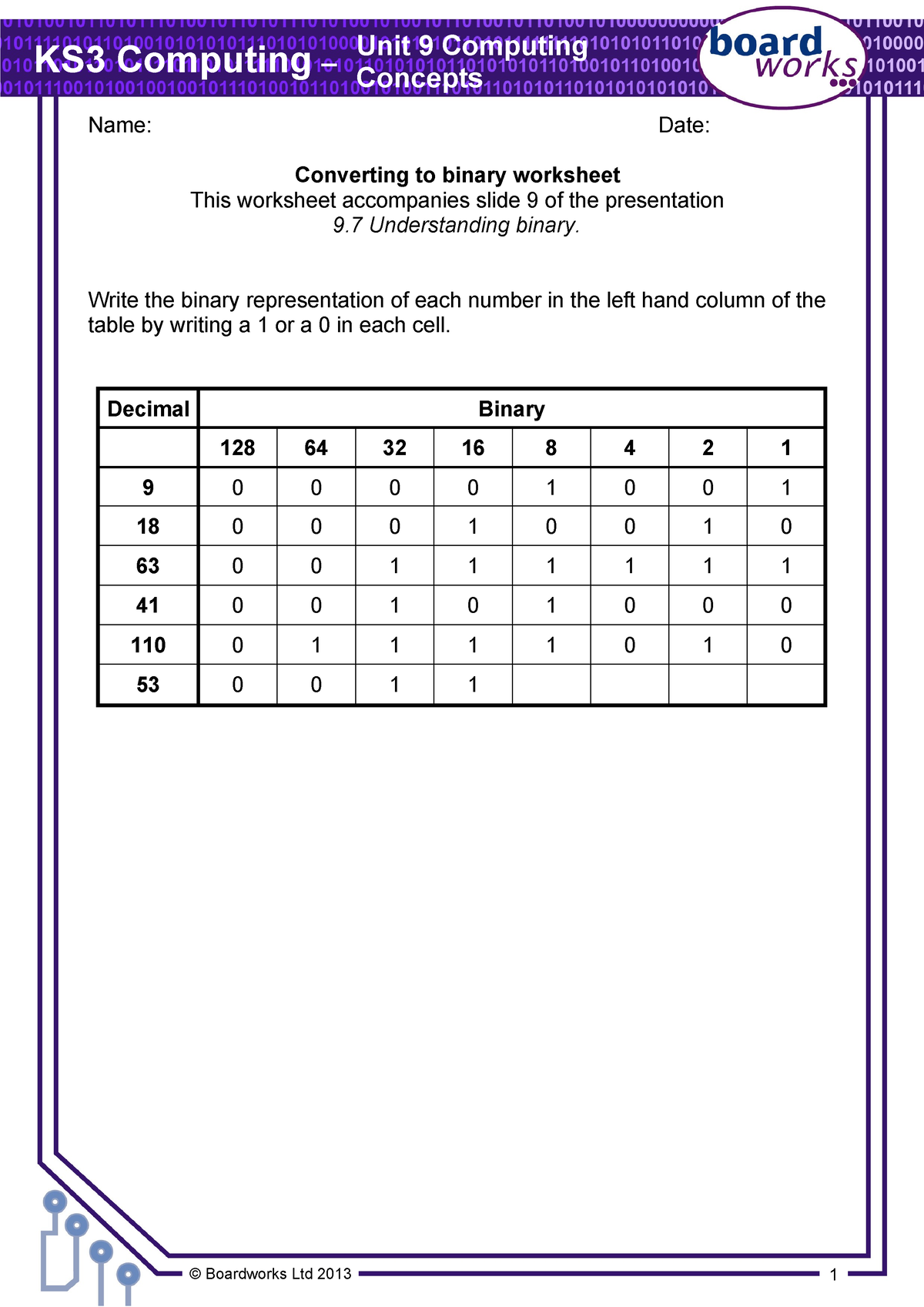 converting-denary-to-binary-unit-9-computing-concepts-ks3-computing