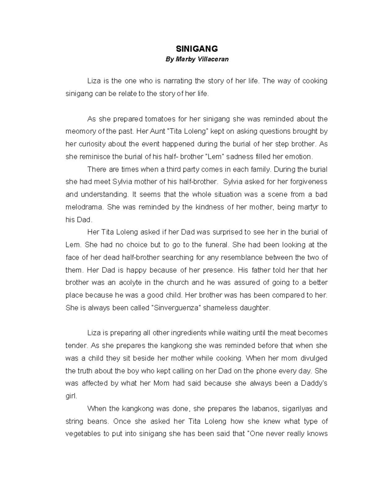 126729958Sinigang Summary Political Science SINIGANG By Marby