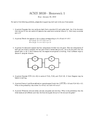 Packet 3 - Lecture notes 3 - Packet 3: Discrete Random Variables - Part ...