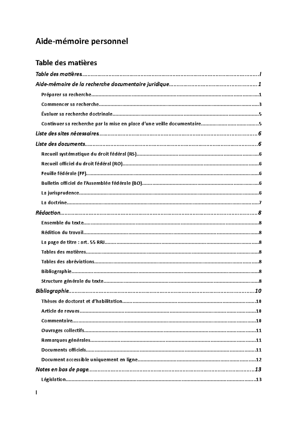 Preuve De L’Indispensabilité Et Divers Aide-Mémoire – CNGMO