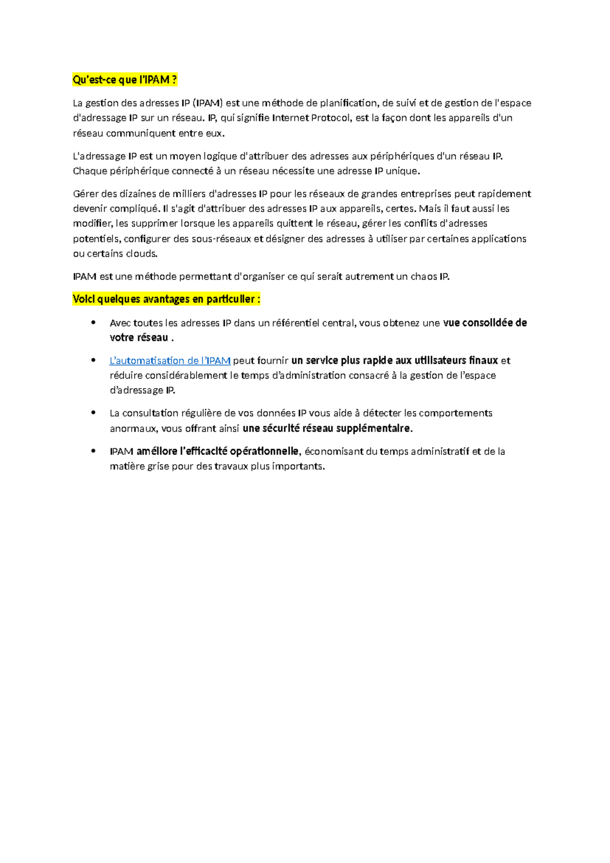 IPAM Windows Server - DWD - Qu'est-ce que l'IPAM? La gestion des ...