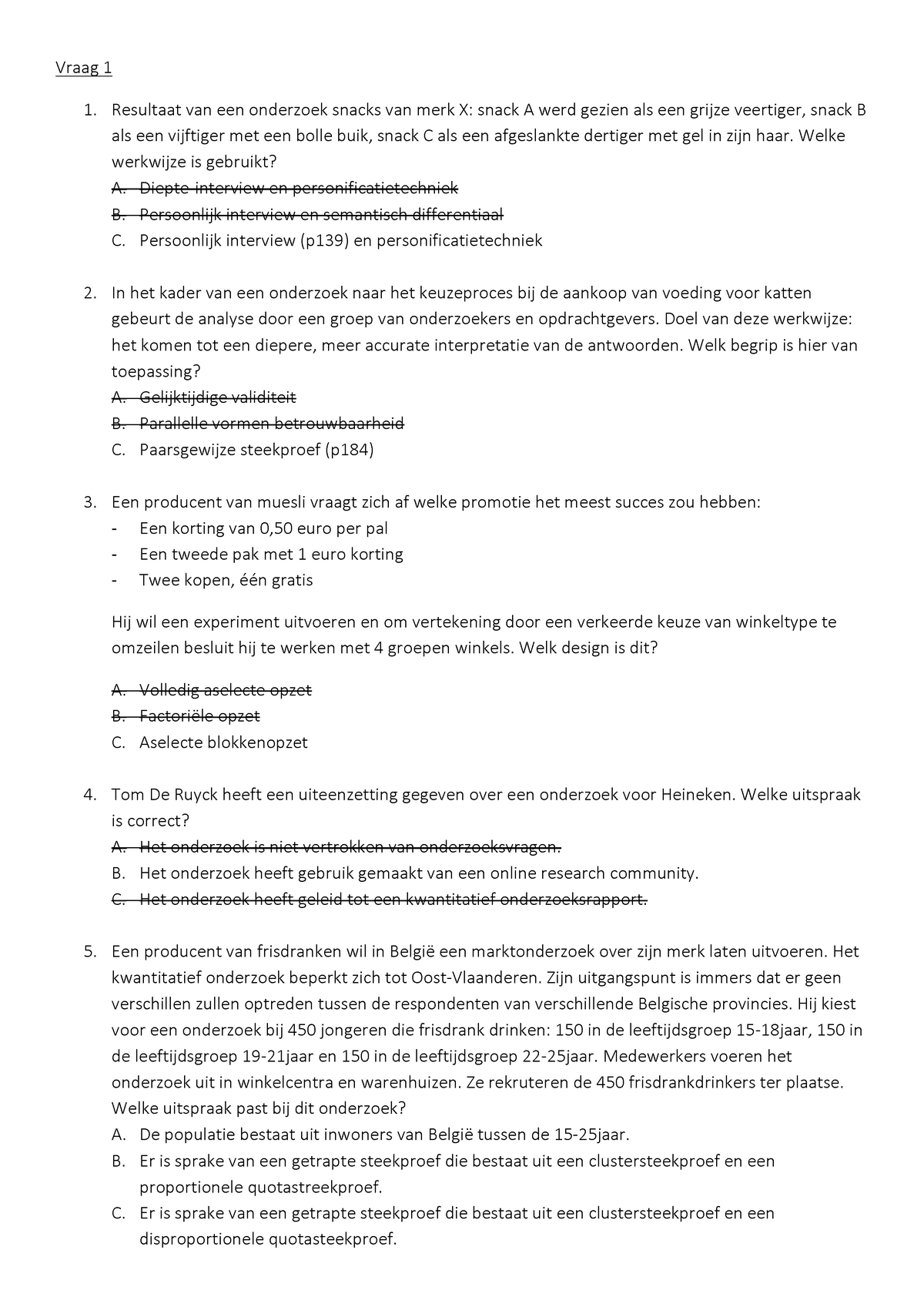 Tentamen 2015 Vragen En Antwoorden Resultaat Van Een Onderzoek