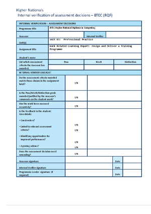 Feedback Form responses - Proffessional Practice - Studocu