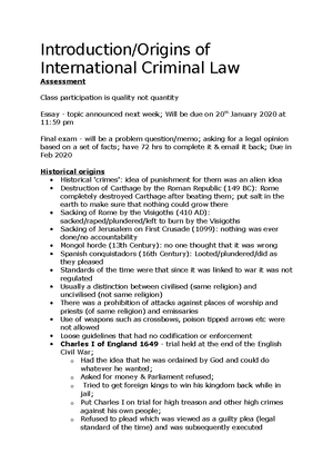 international criminal law essay topics