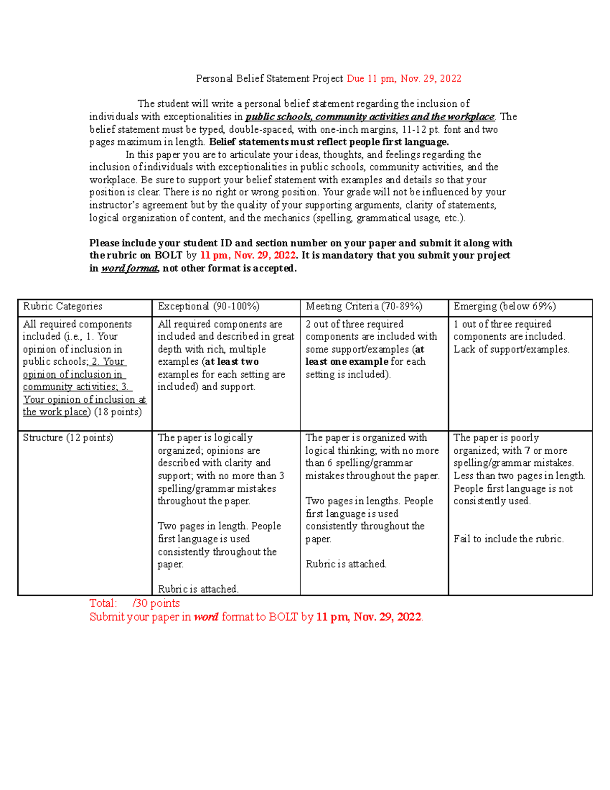 personal-belief-statement-rubric-personal-belief-statement-project