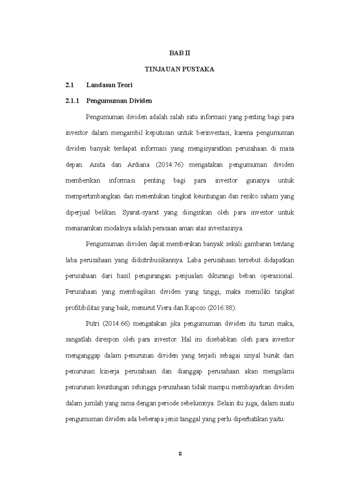 BAB II - Bab 2 Skripsi - BAB II TINJAUAN PUSTAKA 2 Landasan Teori 2.1 ...