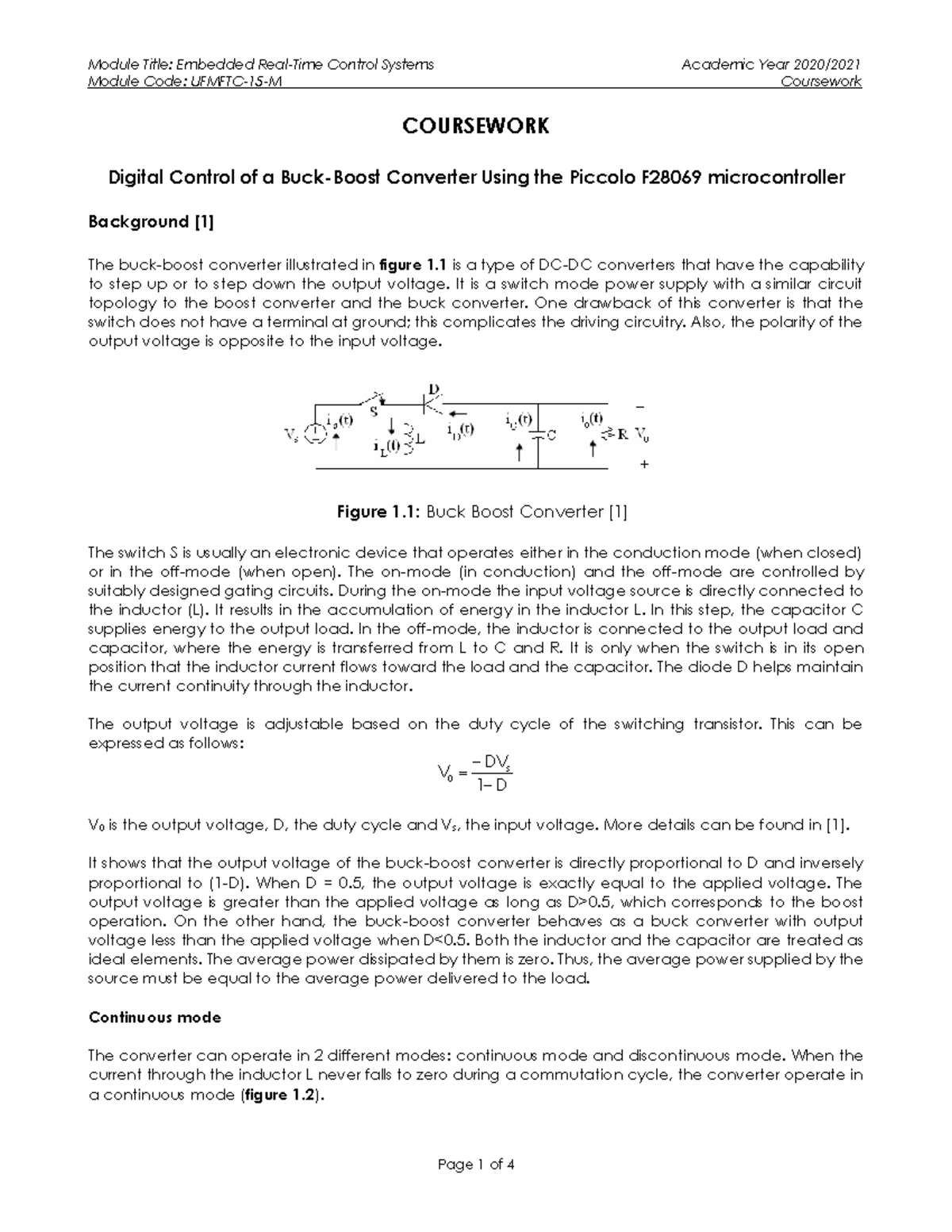 Coursework 2020-2021 - Module Code: UFMFTC- 15 -M Coursework COURSEWORK ...