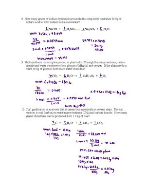 Gen Chem Review - The name of the professor was Rachel Glazener. I took ...