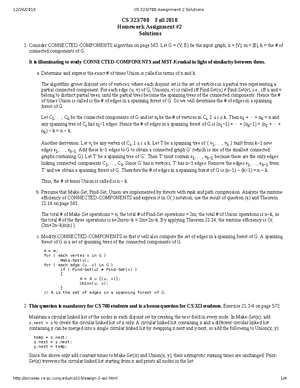 CS 323 700 Assignment 3 Solutions - CS 323/700 Fall 2018 Homework ...