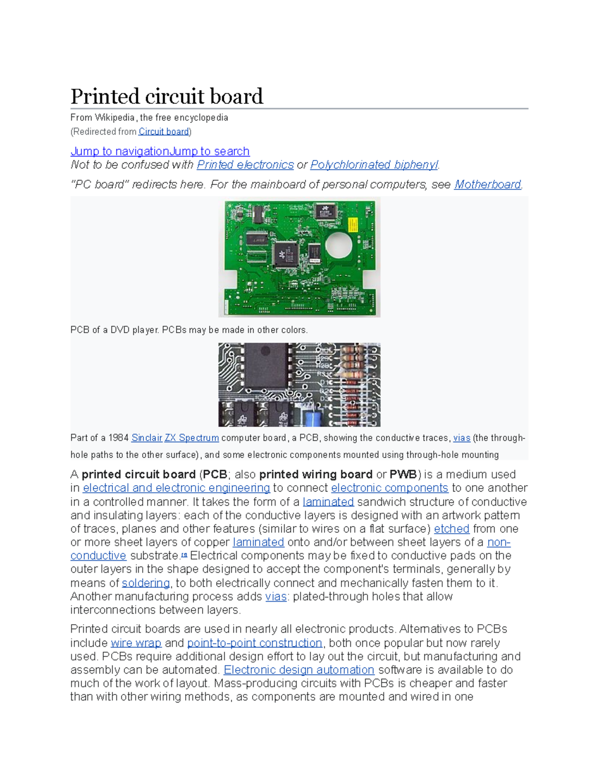 Printed Circuit - 