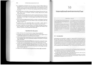 International LAW 1 - Notes - INTERNATIONAL LAW 1 1. List Some Of The ...