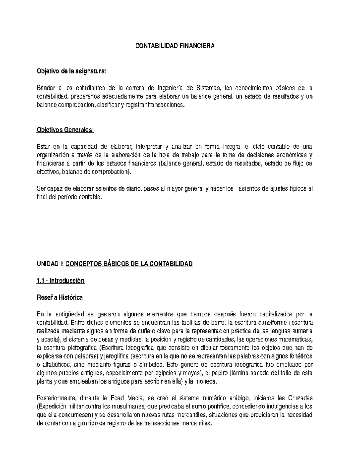 Modulo contabilidad-financiera - CONTABILIDAD FINANCIERA Objetivo de la ...
