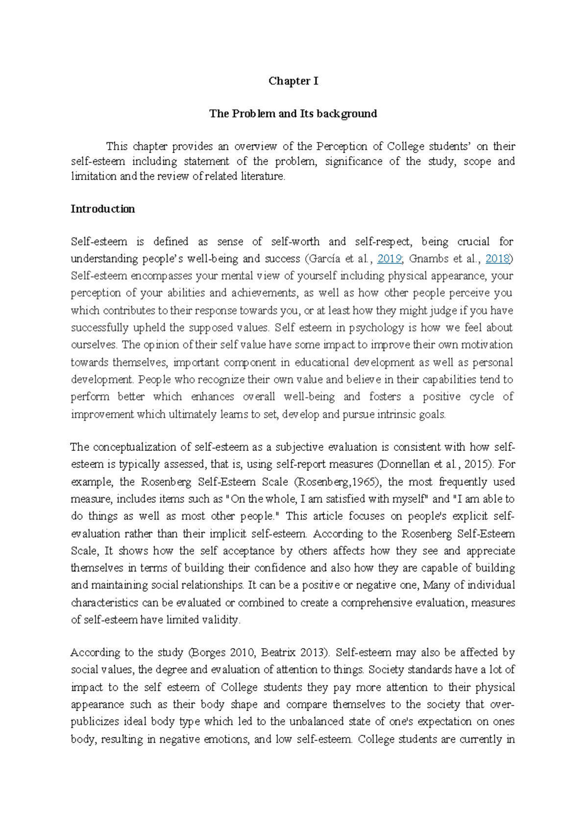 Basic Statistics Chapter 1 - Chapter I The Problem and Its background ...