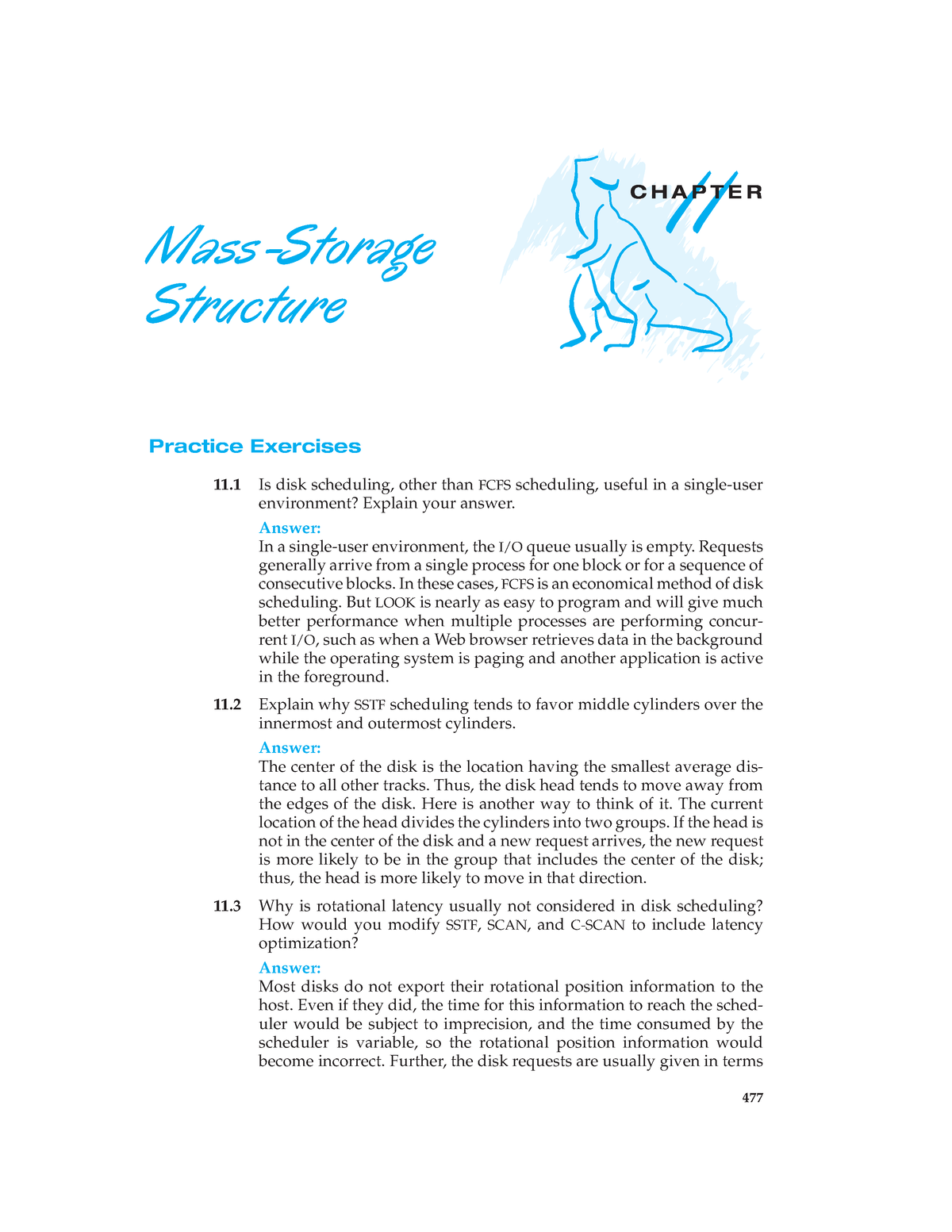 Mass Storage Structure - 11 C H A P T E R Mass -Storage Structure
