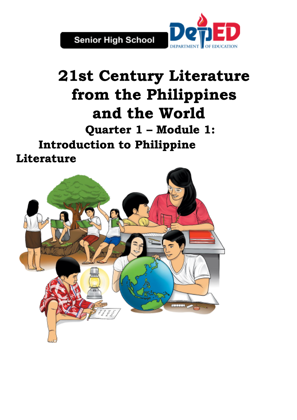 21st-Century-Lit-SHS Q1 Mod1 Introduction-to-Philippine-Literature Ver ...