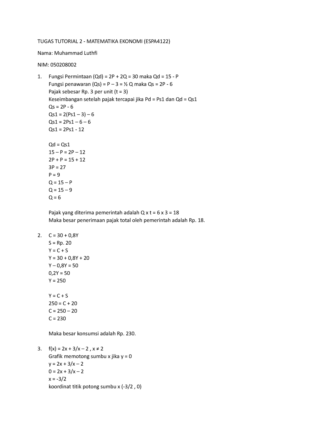 Tugas Tutorial 2 ESPA4122 - Muhammad Luthfi - TUGAS TUTORIAL 2 ...